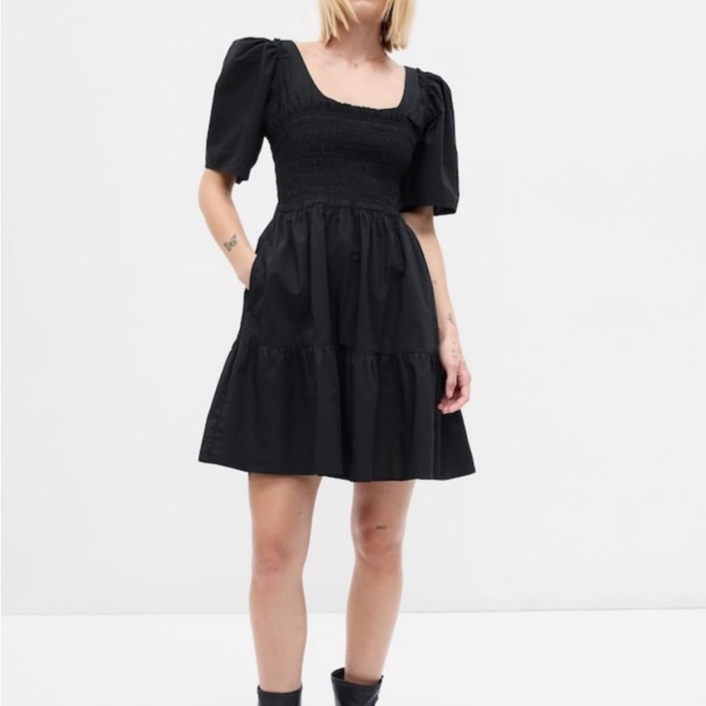 ⛔️SOLD⛔️NWT Gap puff sleeve mini dress XS